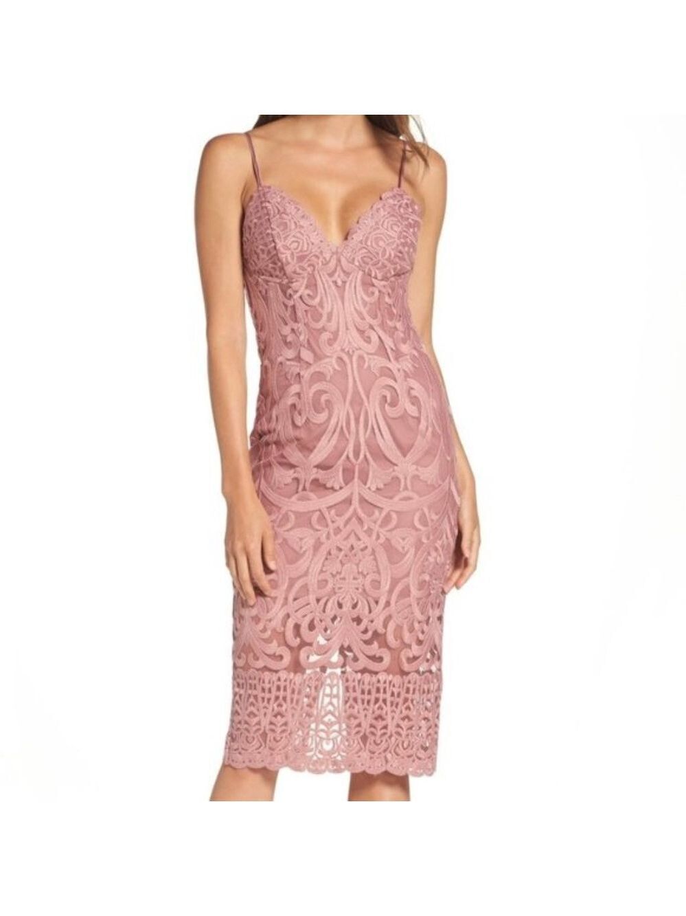 Bardot Gia Lace Pencil Dress